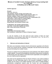 Scottish Forestry Strategic Advisory Group (SAG) minutes - 2 July 2024